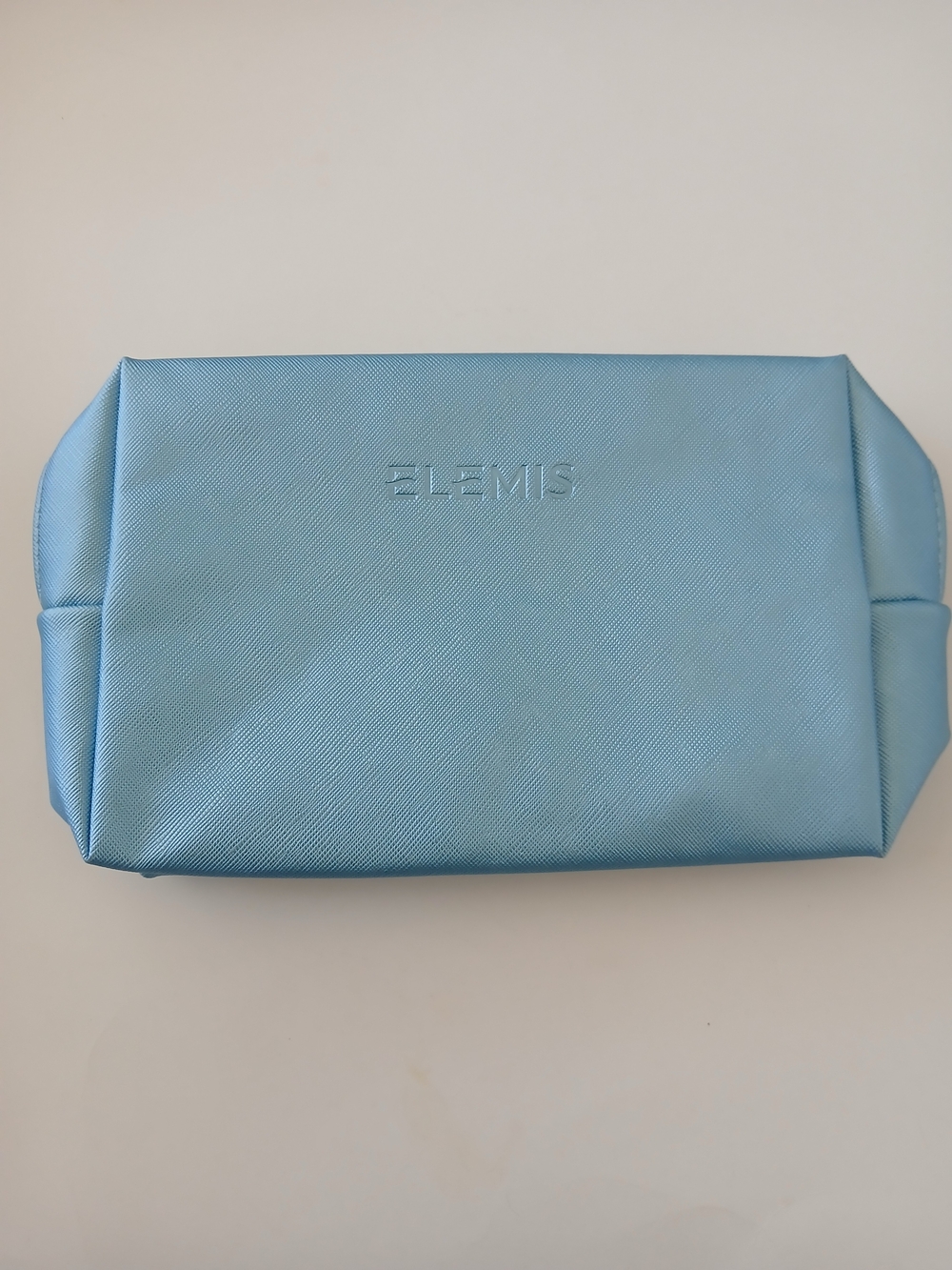 ELEMIS Light Blue Cosmetic Zip Pouch